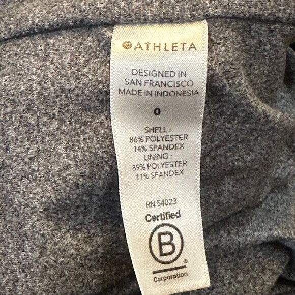 Athleta Chelsea Cargo Lined Pant Black‎ Size 0 Athletic Travel Comfort Work Out - Picture 6 of 6